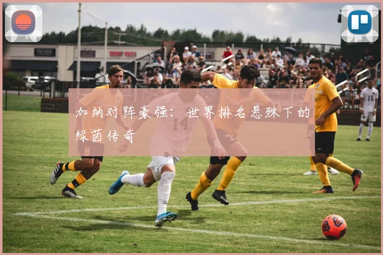 加纳对阵豪强：世界排名悬殊下的绿茵传奇